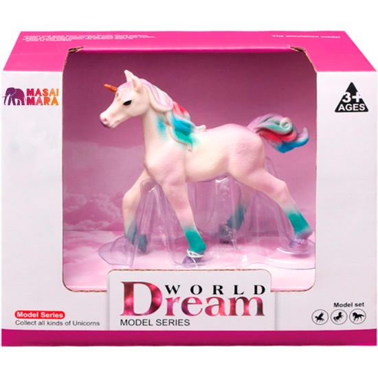 Жеребенок - единорог сиреневый с цвет. гривой - фото 1