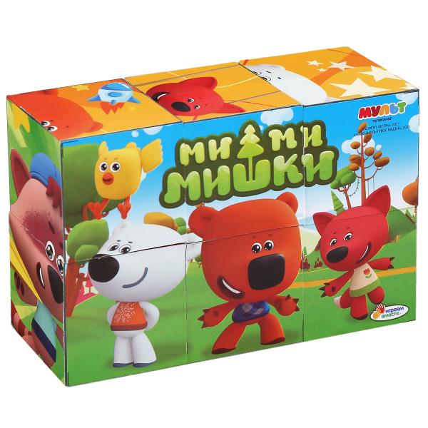 Кубики 6 шт Мимимишки 01317-МММ - фото 1
