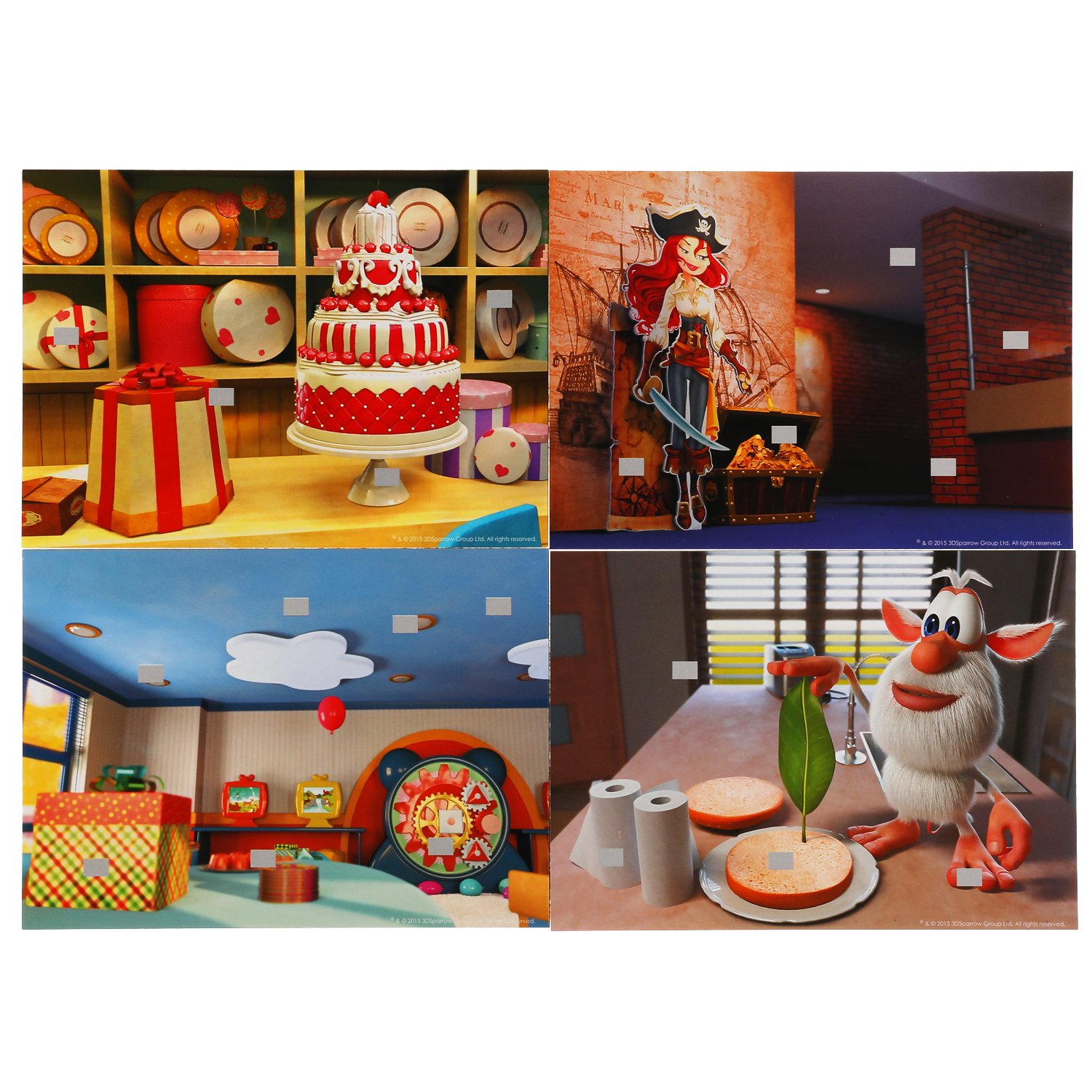 Настольная игра пластик на липучке Буба - фото 1