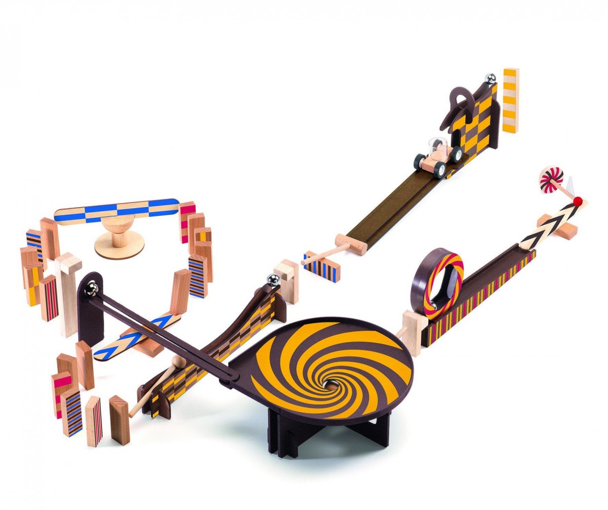 Конструктор деревянный ЗигнГоу 45 дет. DJECO - миниатюра 2