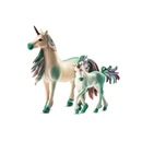 Единорог и жеребенок голубой в/п - фото 1