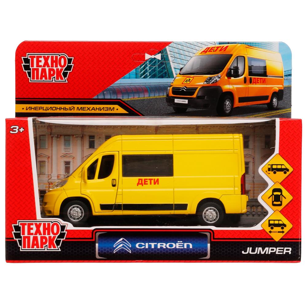Машина металлическая ТЕХНОПАРК CITROEN JUMPER Дети - миниатюра 2