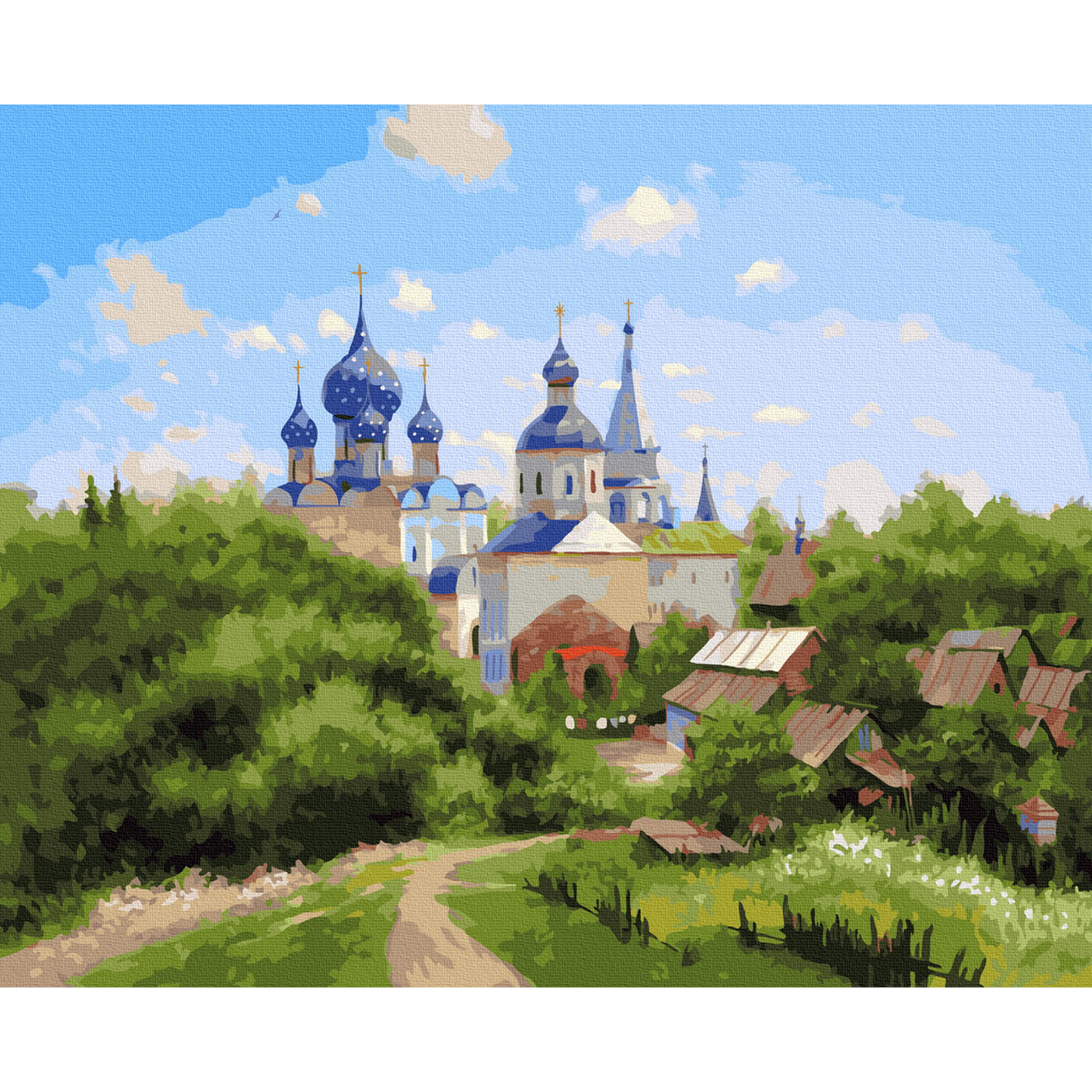 Картина по номерам 40*50 В окрестностях Суздаля Molly - фото 1