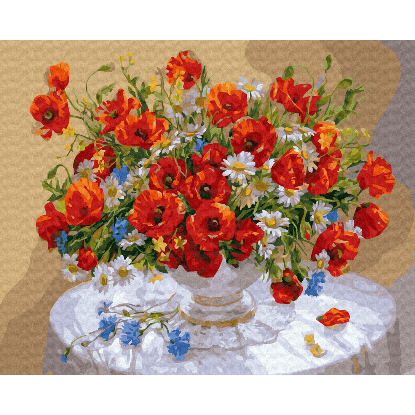 Картина по номерам 40*50 Маки - фото 1