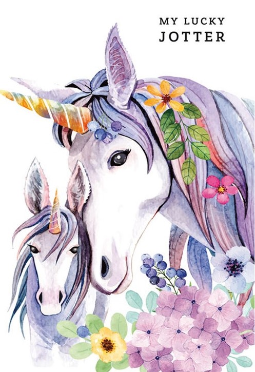 Блокнот А6 64л кл. Волшебные единороги - фото 1