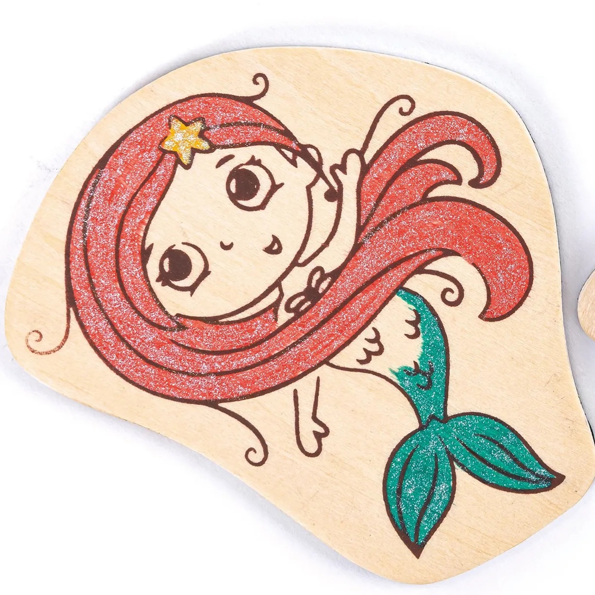 Магниты - раскраски Магнитные персонажи с фломастерами Hape - миниатюра 2