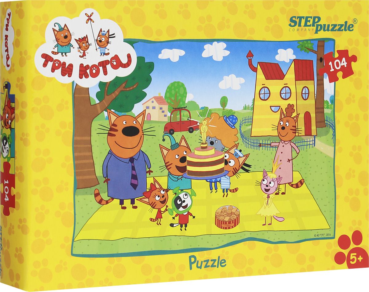 Пазл 104 Три кота - фото 1