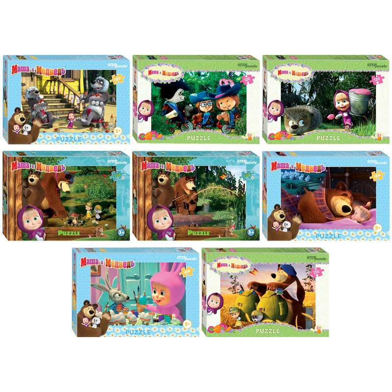 Пазл 120 Маша и медведь (16) - фото 1