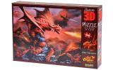 Пазл 3D голографический Огненный дракон 500д. - миниатюра 2