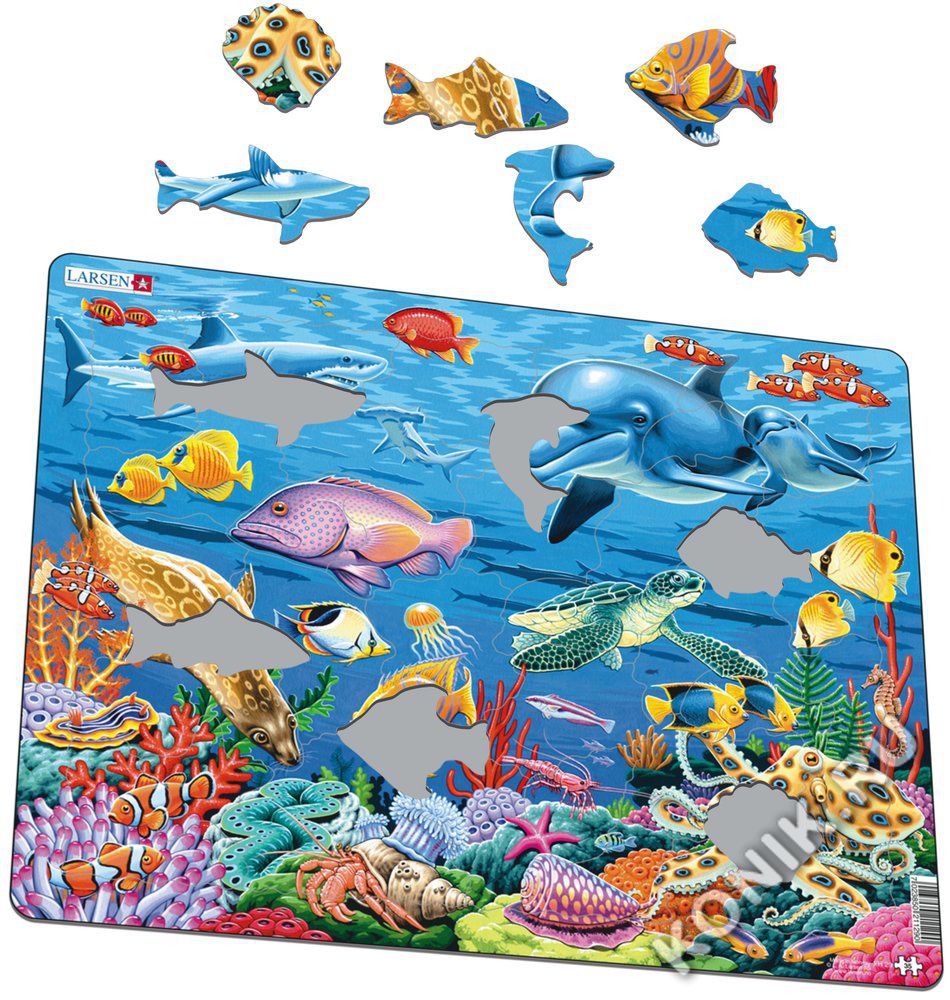 Пазл Коралловый риф 35дет. LARSEN - фото 1