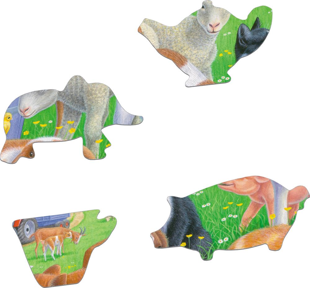 Пазл Обитатели фермы 15дет. LARSEN - миниатюра 4