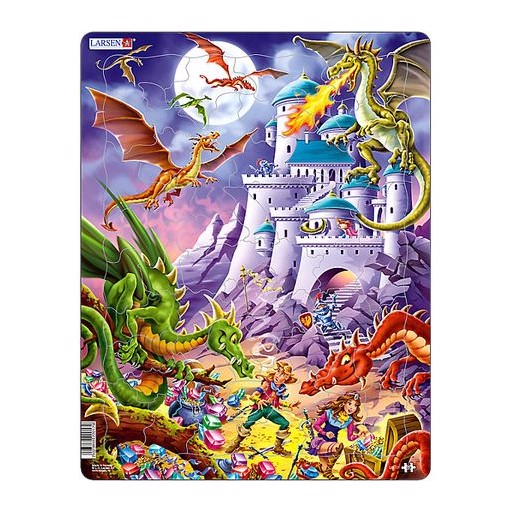 Пазл Драконы 50дет. LARSEN - фото 1