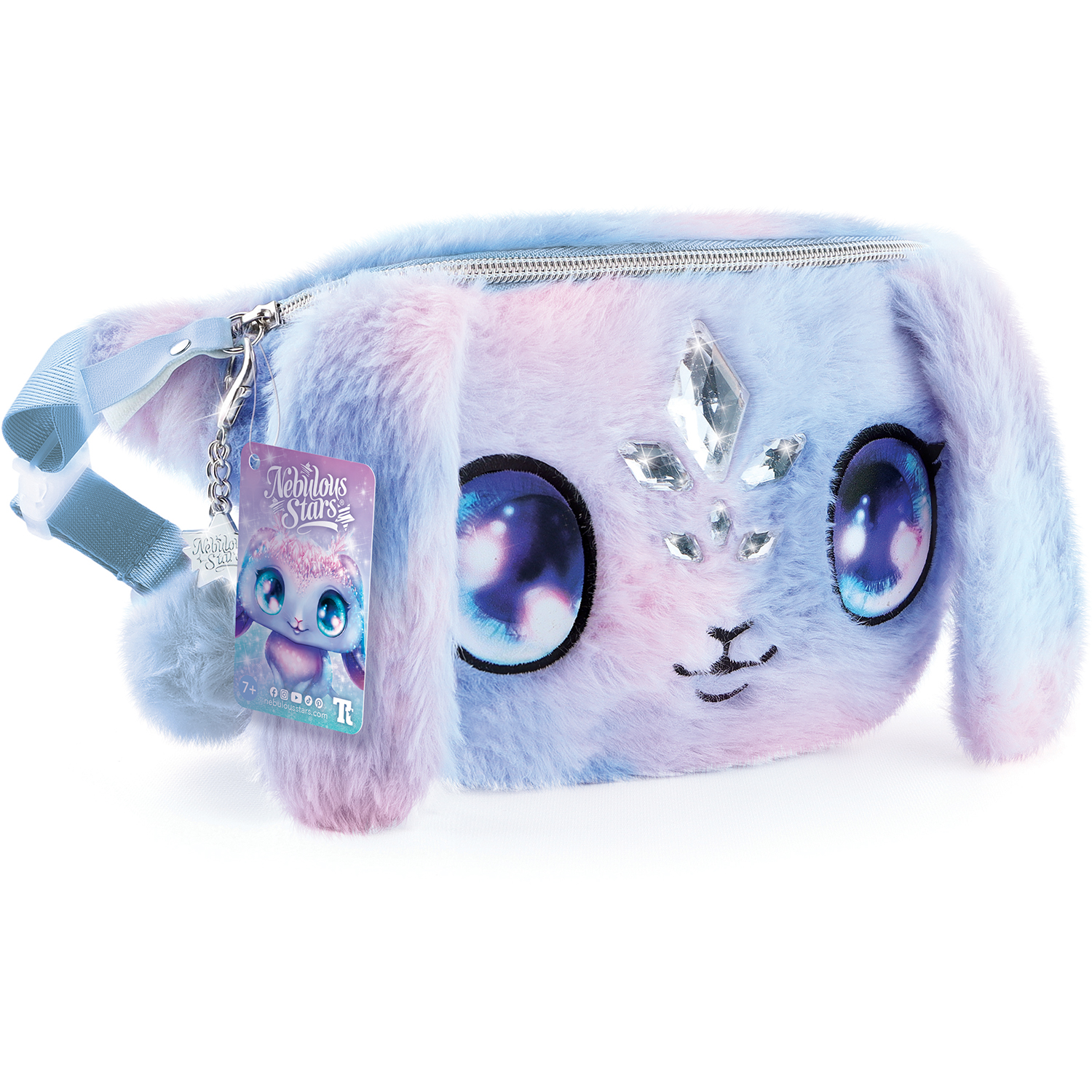 Сумка плюшевая поясная Nebulous stars - фото 1