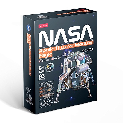Пазл 3D Лунный посадочный модуль Аполлон-11 93д. - фото 1