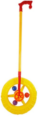 Каталка Колесо желт. - фото 1