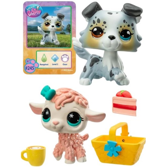 Набор мини - животных Пикник у коттеджа Колли и Овечка Littlest Pet Shop