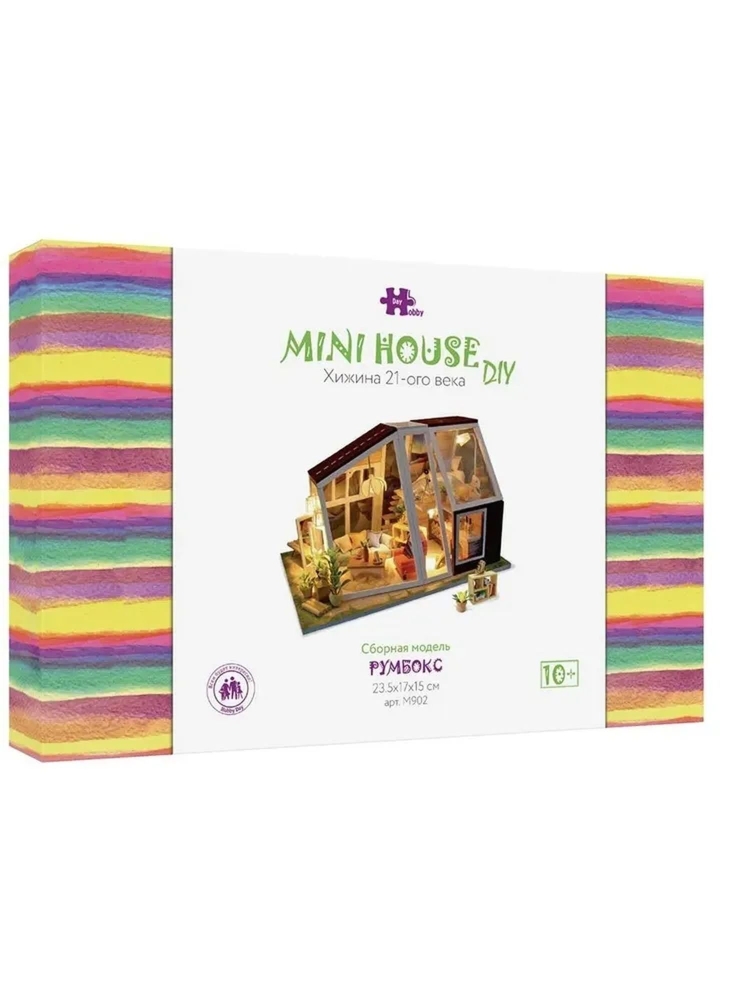 Конструктор деревянный интерьерный Хижина 21-ого века MiniHouse - миниатюра 4