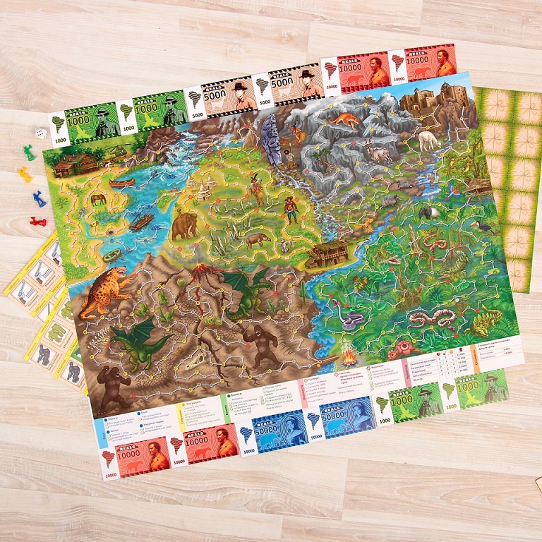 Настольная игра Путешествие в затерянный мир. Чудовище Джио - Джанги - фото 1