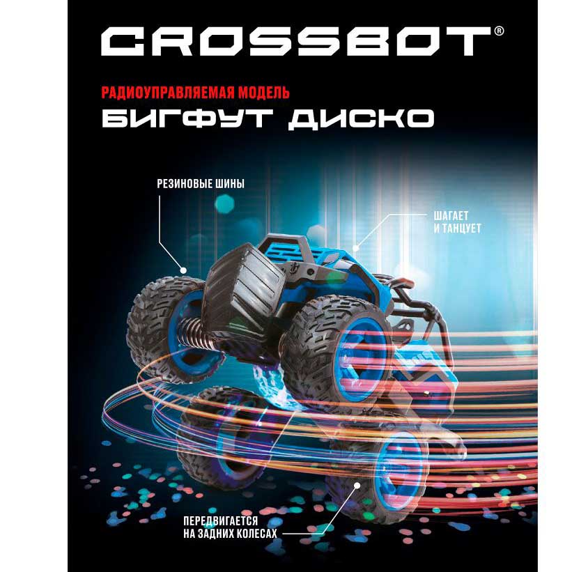 Машина радиоуправляемая Бигфут Диско з/у - миниатюра 3
