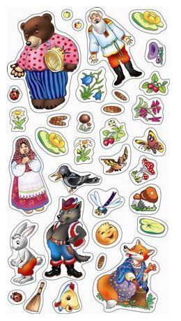 Настольная игра с наклейками Колобок - миниатюра 3