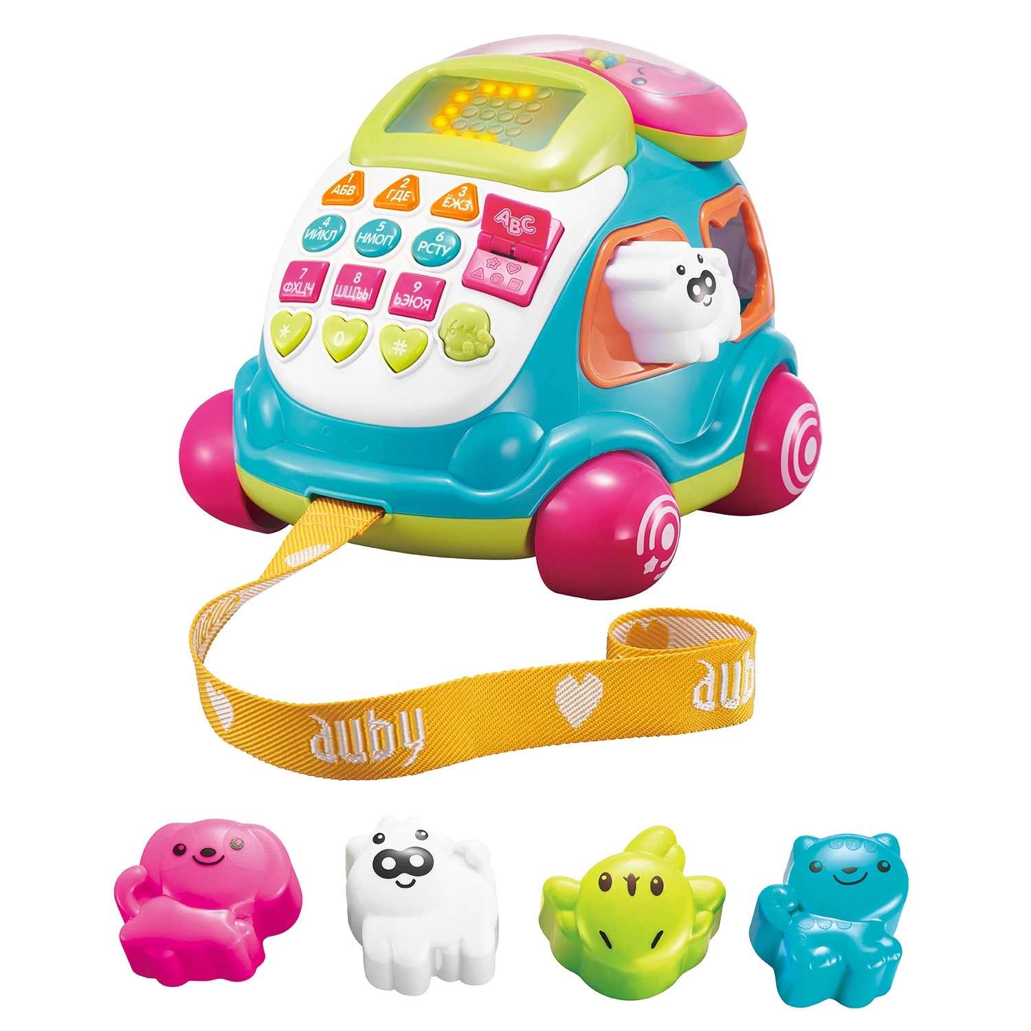 Сортер - каталка Телефон свет, звук Auby - миниатюра 2