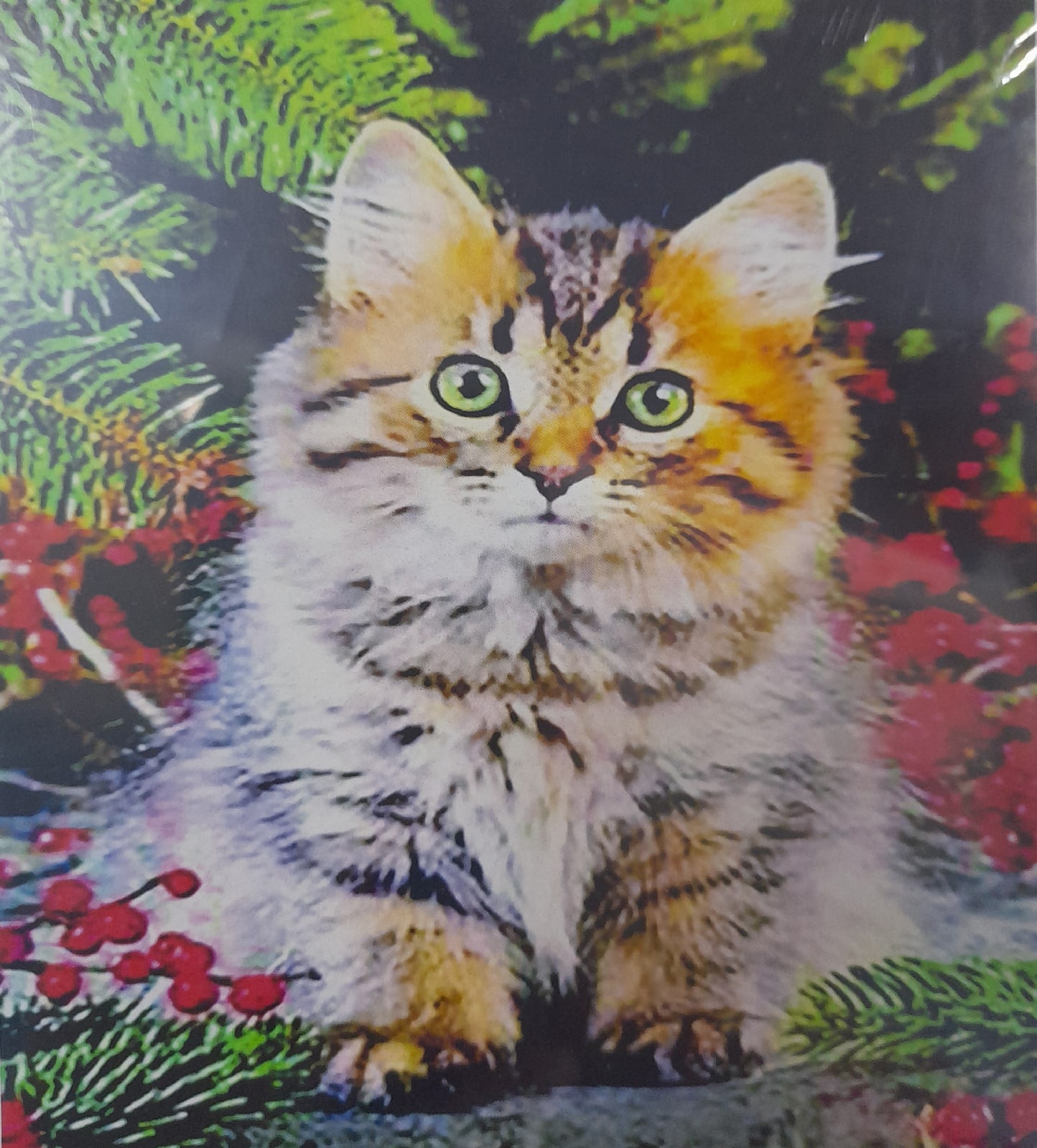 Картина стразами 40*50 Милый котенок - фото 1