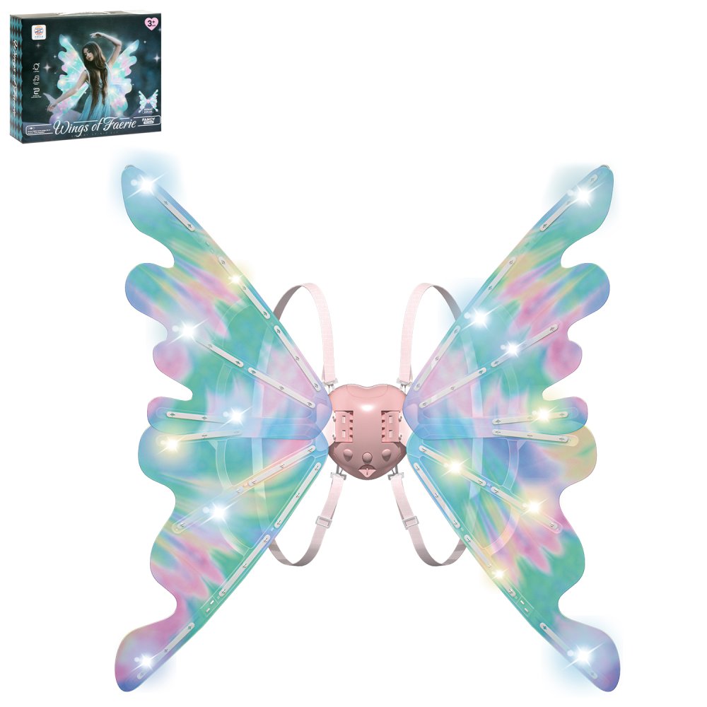 Костюм карнавальный Волшебные Крылья феи свет, звук в/к - фото 1