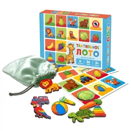 Настольная игра Лото тактильное для малышей