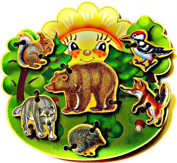 Шнуровка деревянная В лесу - фото 1