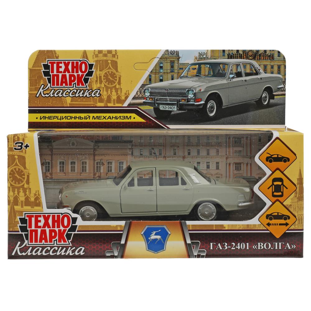 Машина металлическая ТЕХНОПАРК ГАЗ-2401 Волга серая 2401-12GY  - фото 1