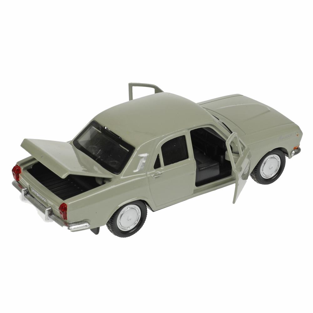 Машина металлическая ТЕХНОПАРК ГАЗ-2401 Волга серая 2401-12GY  - миниатюра 3