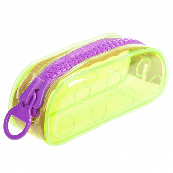 Пенал на молнии ZIPPER Lemon Hatber - фото 1