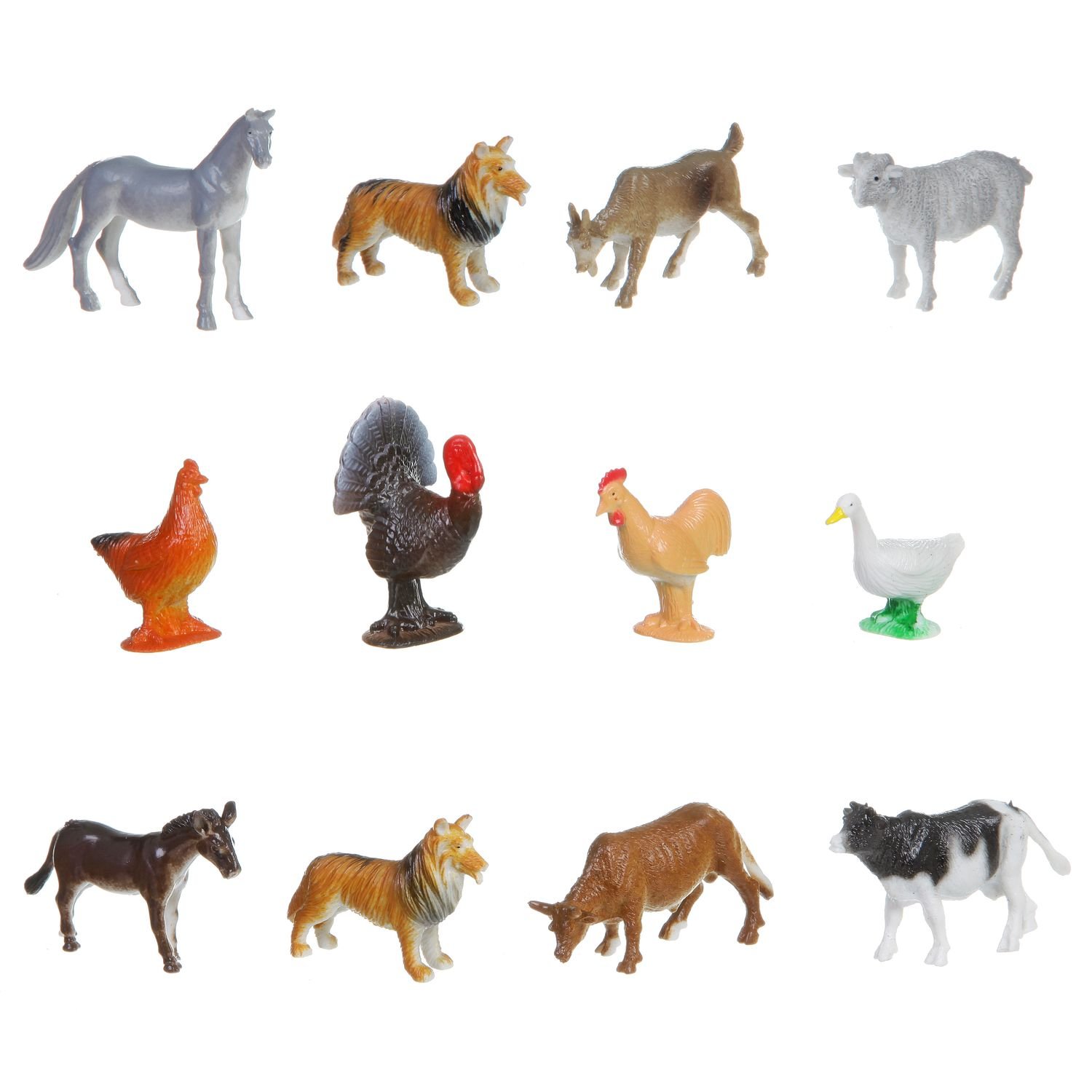 Н-р животных домашних и птицы 12шт Bondibon - фото 1