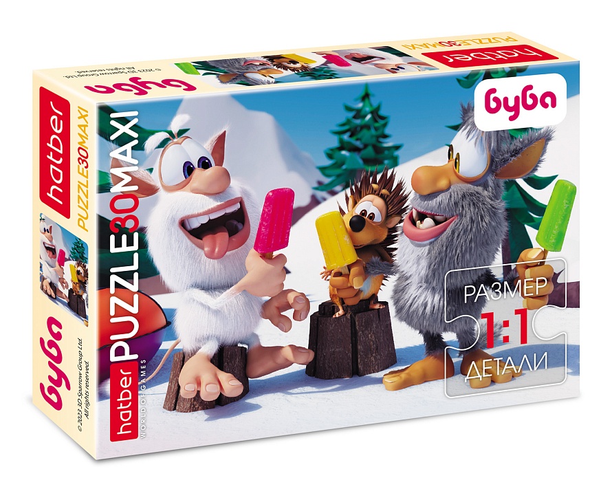 Пазл 30 MAXI Буба Hatber - фото 1