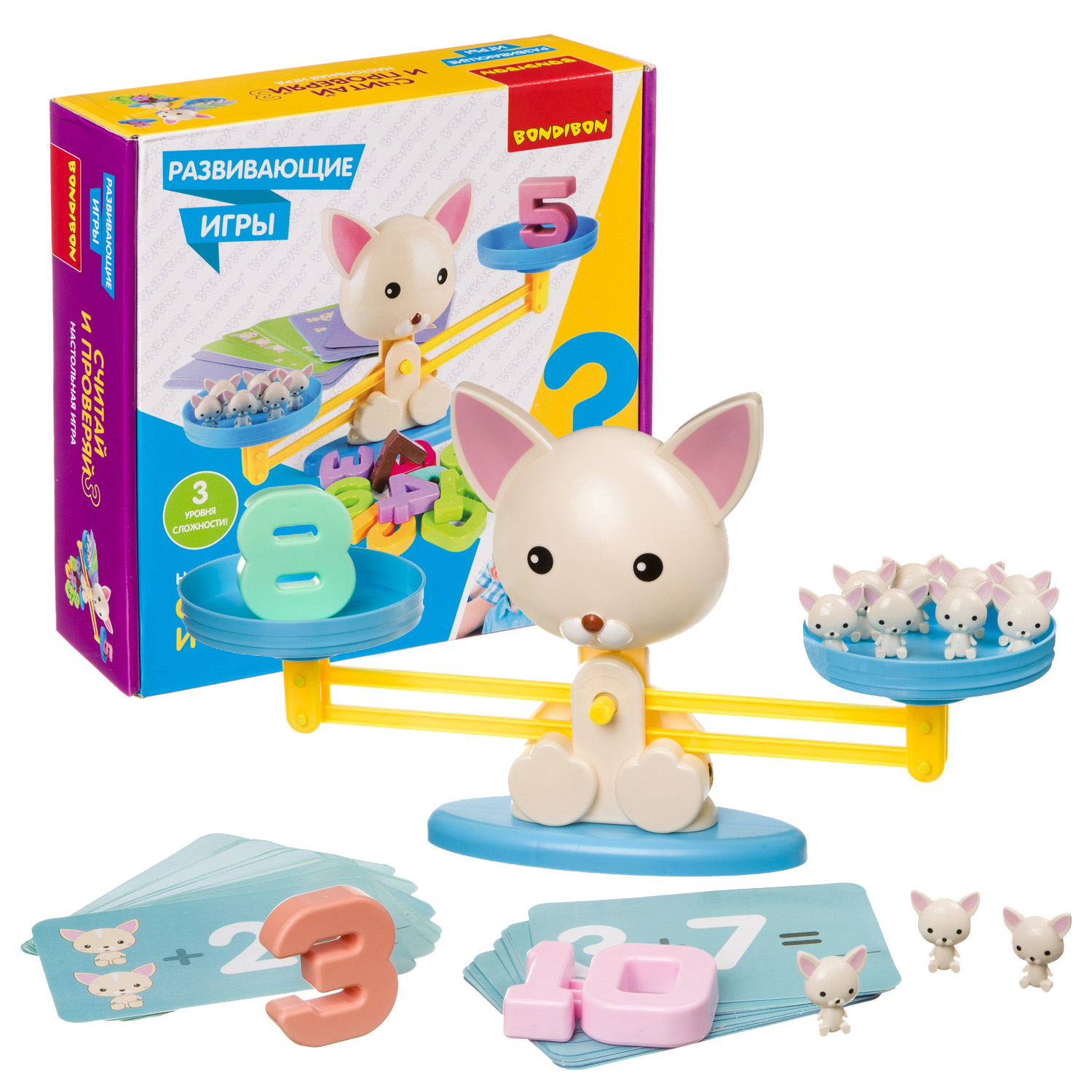 Настольная игра Считай и проверяй 3 Bondibon - фото 1