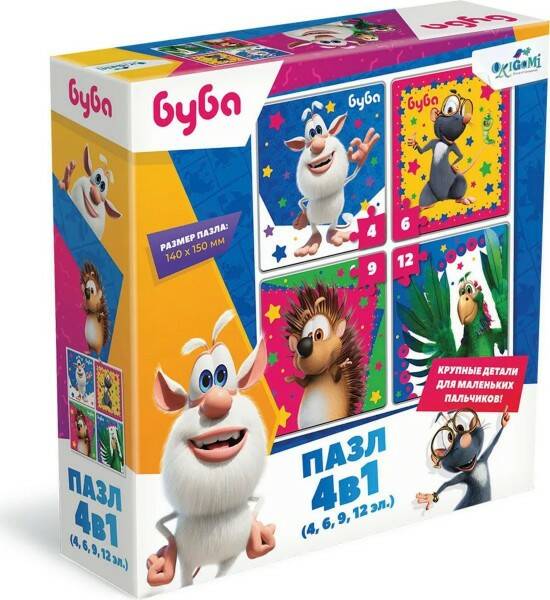 Пазл 4в1 Буба Лучшее фото - фото 1