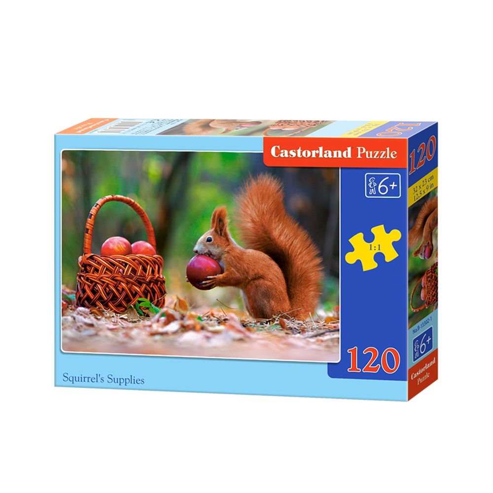 Пазл 120 Запасы белочки - фото 1