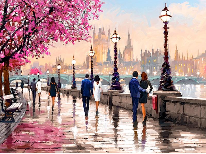 Пазл 2000 Набережная - миниатюра 2