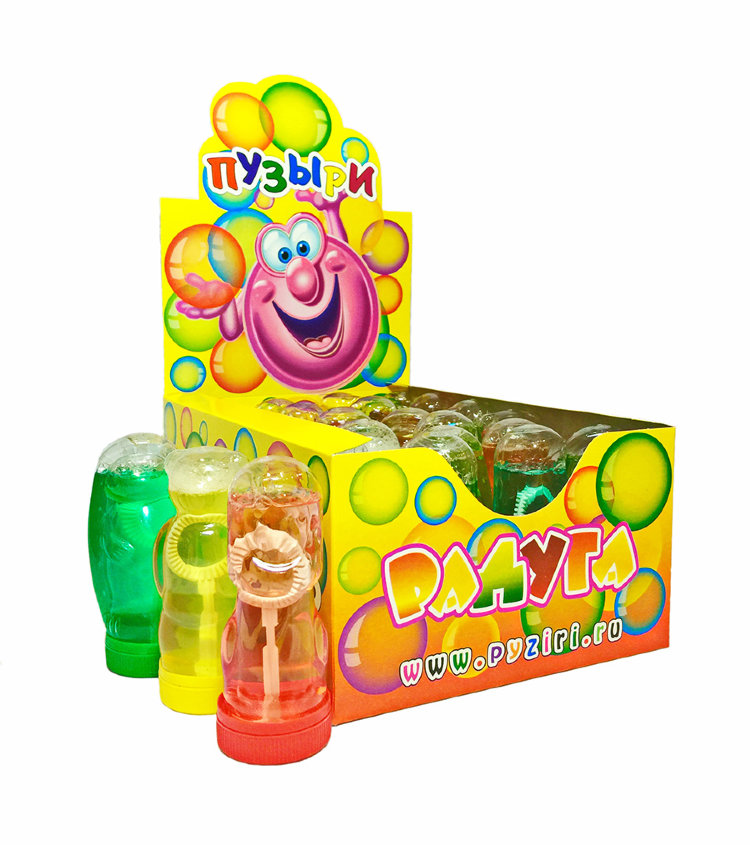 Мыльные пузыри Радуга Зверята 90мл (22) - фото 1