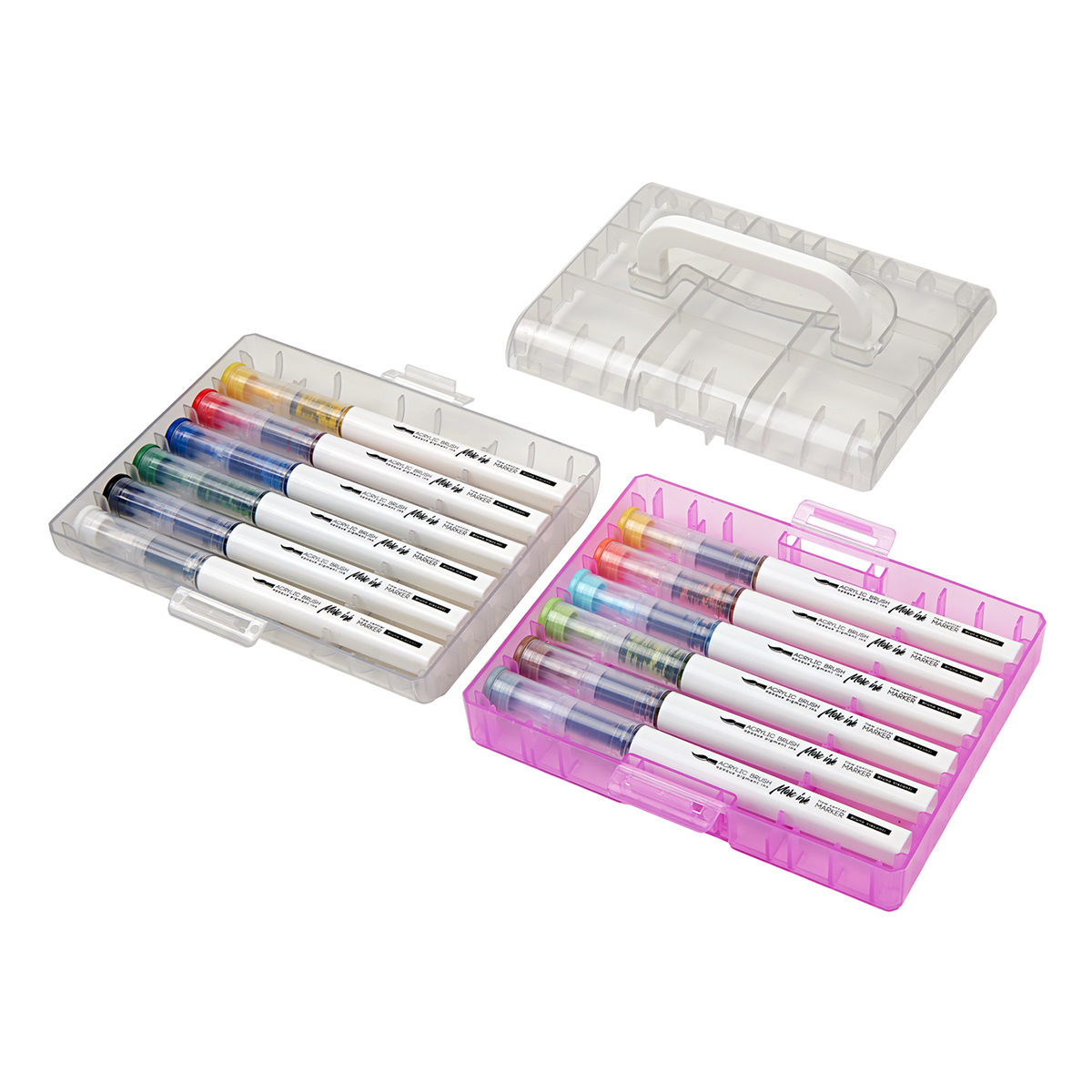 Маркеры - кисти акриловые 12цв Bruno Visconti - миниатюра 2