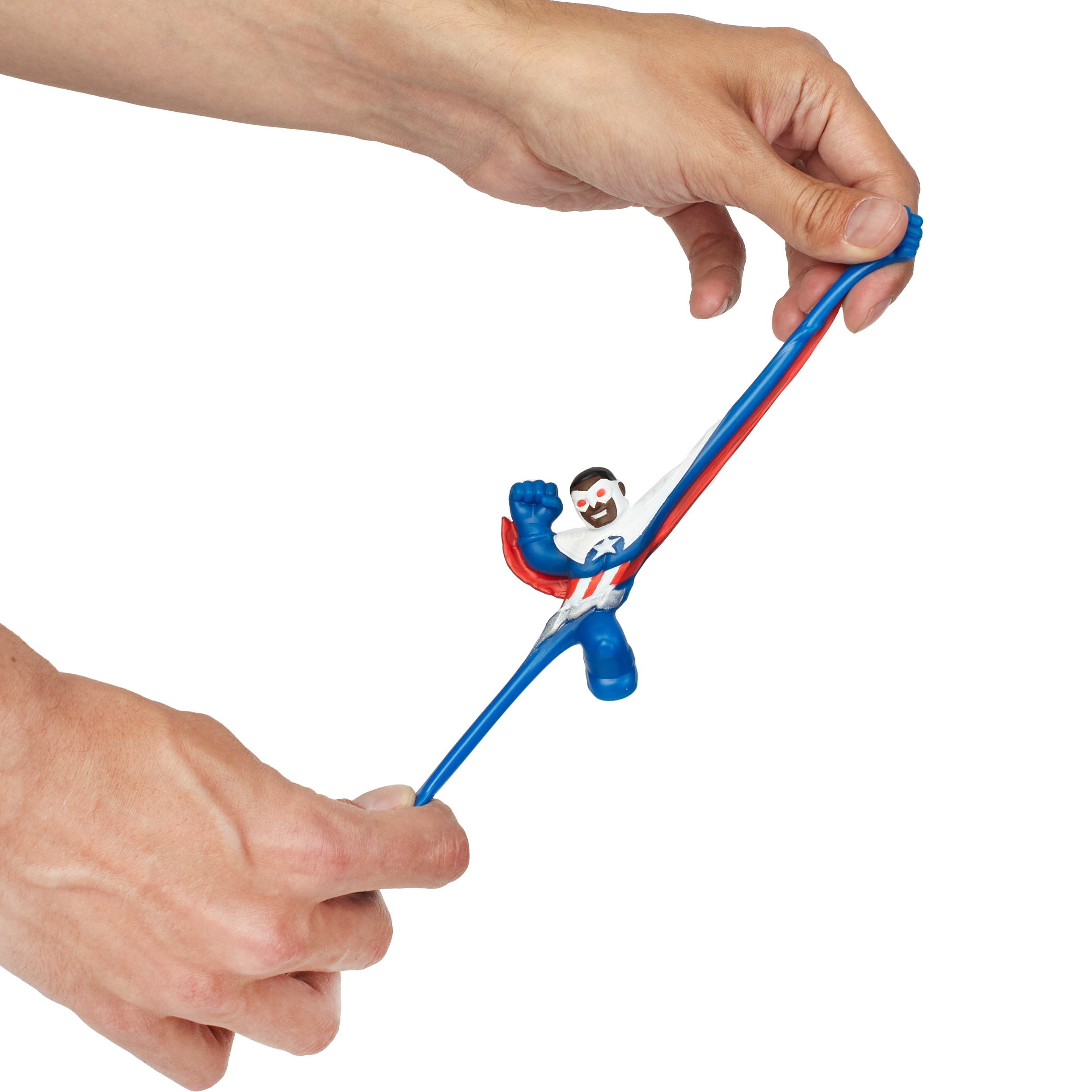 Тянущаяся фигурка Мини - Капитан Америка Сокол Марвел Гуджитсу - миниатюра 2