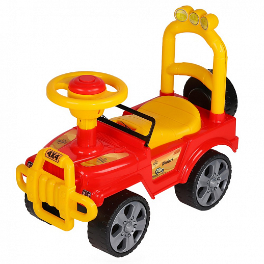 Каталка Толокар Внедорожник красн. - фото 1