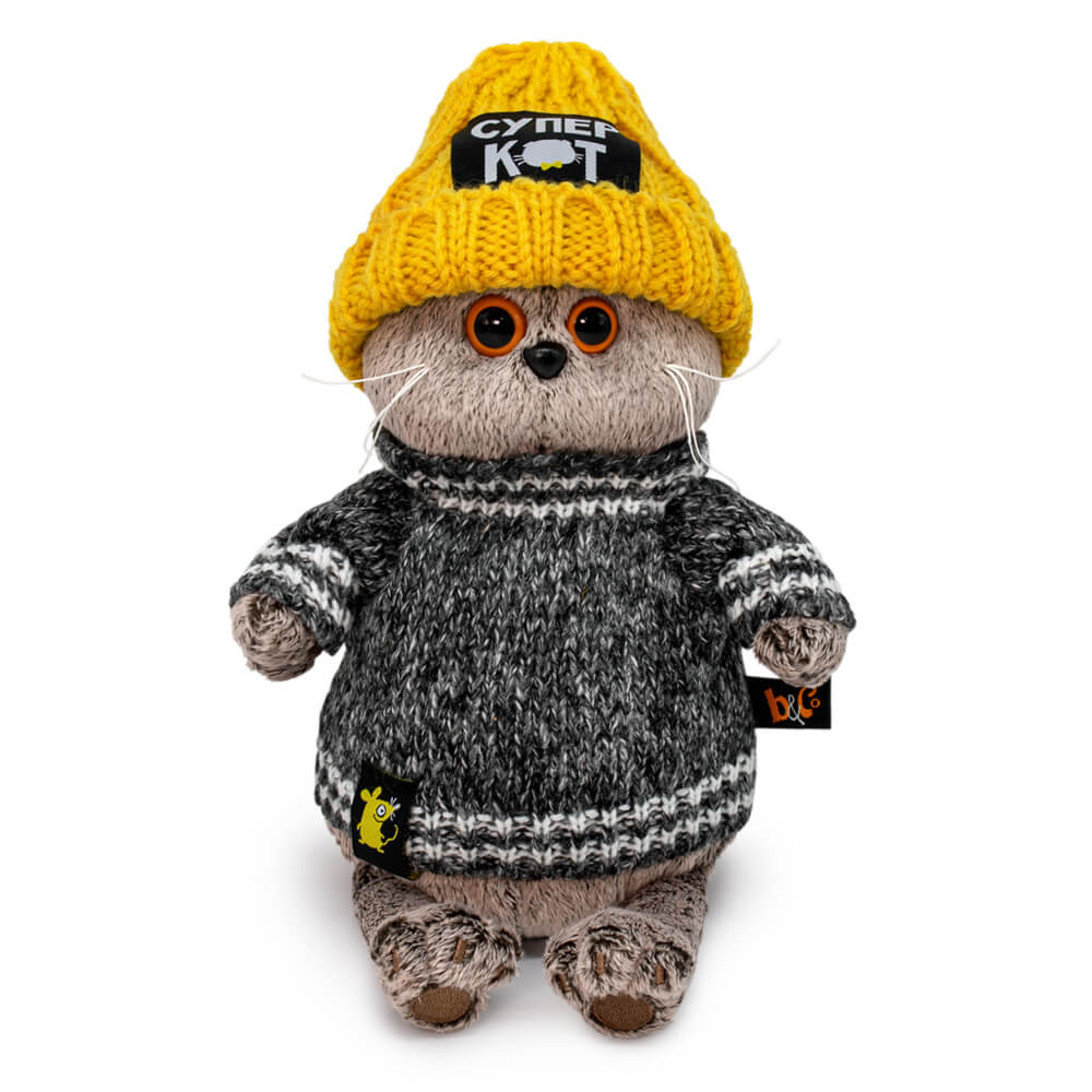 Мягкая игрушка Басик в вязаном комплекте - фото 1