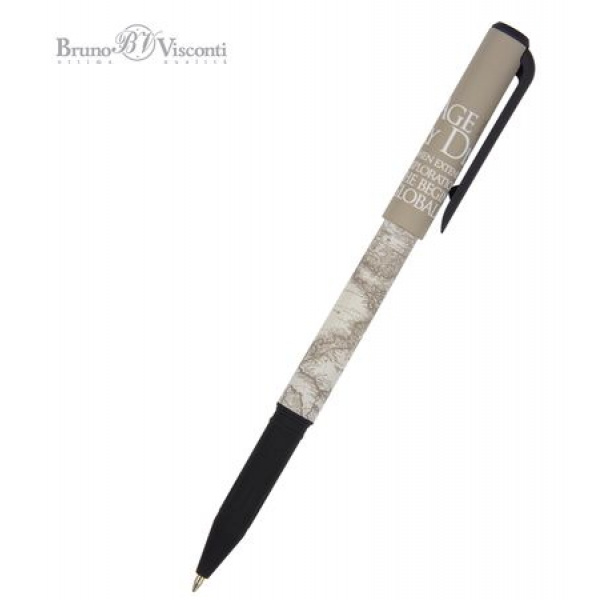 Ручка шариковая синяя 0,7мм на масляной основе Эпоха открытий Африка Bruno Visconti (24) - фото 1