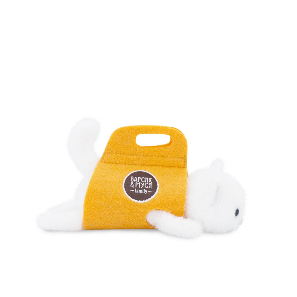 Мягкая игрушка Котенок в сумке бел. Orange - миниатюра 2
