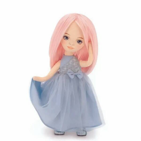 Кукла ORANGE Billie в голуб. атласном платье - фото 1