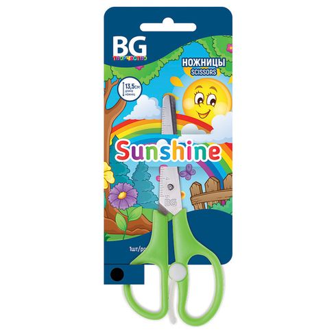 Ножницы детские 13,5 см. с усилителем в асс. - фото 1