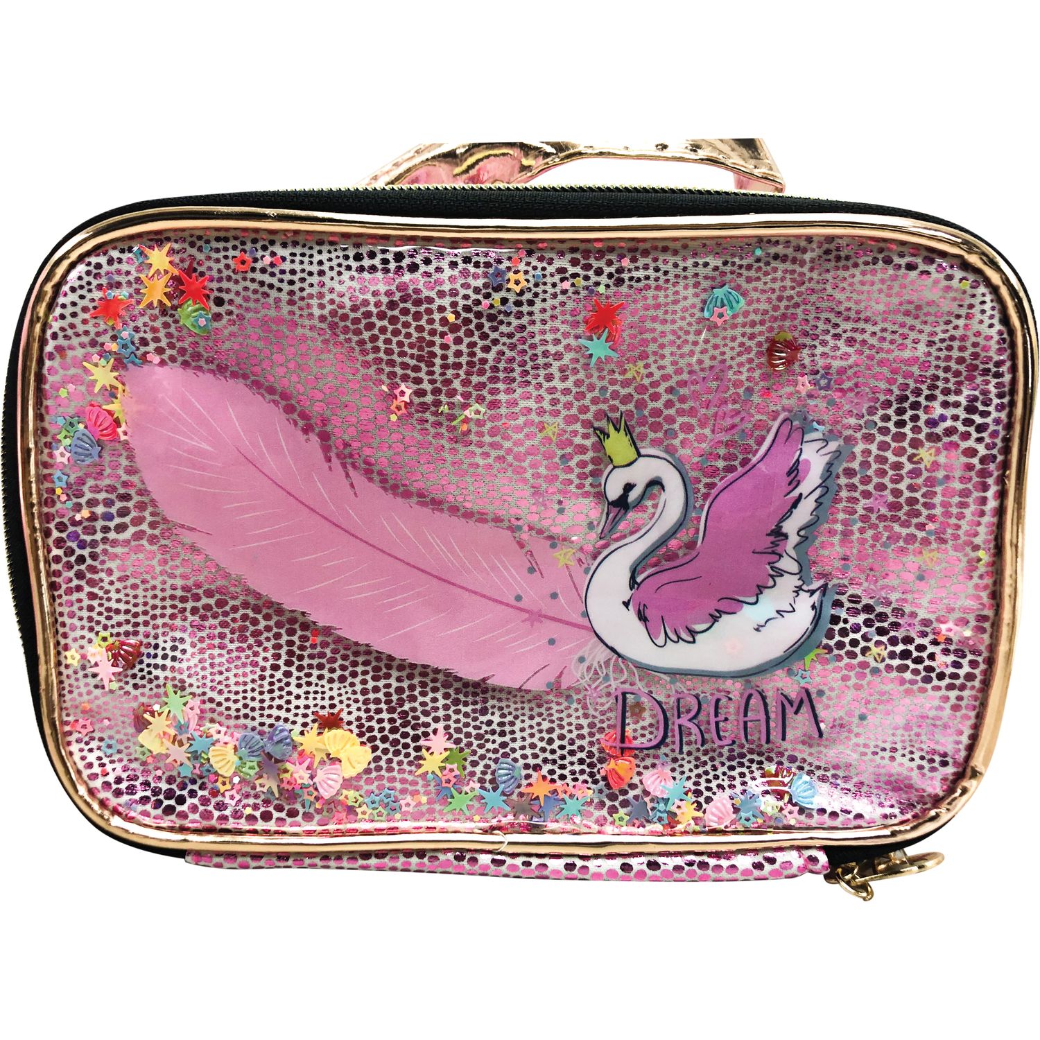 Косметичка - кейс Лебедь роз. Lukky - фото 1