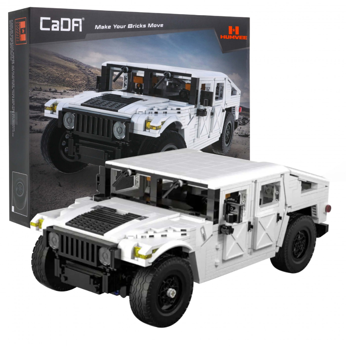 Конструктор CADA Внедорожник HumVee 1380дет.