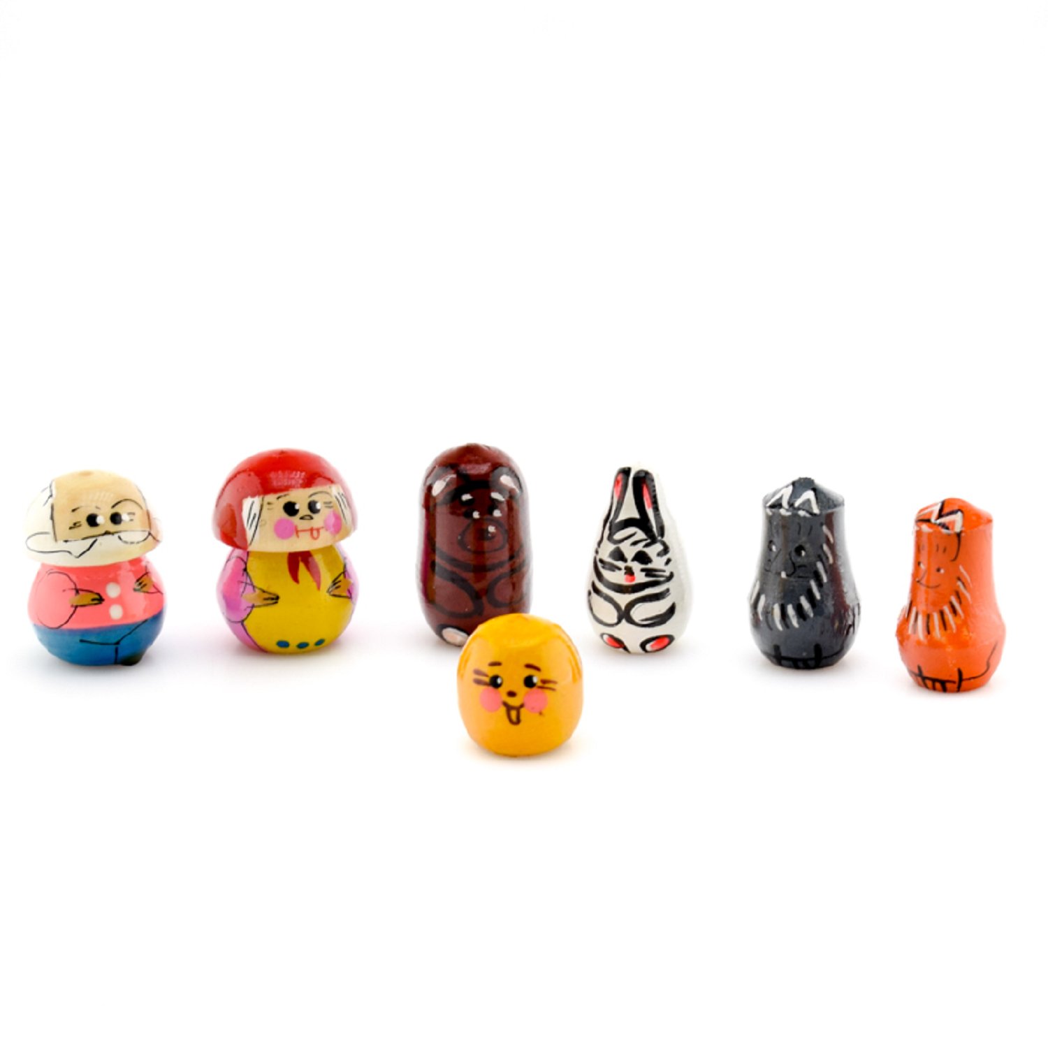 Пальчиковый театр Колобок деревянный - миниатюра 2